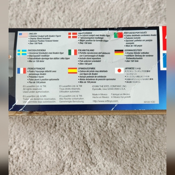 🚀✨ Star Wars Anakin’s Podracer Model Kit  Vintage Collector’s Item! Darth Vader - Picture 11 of 15